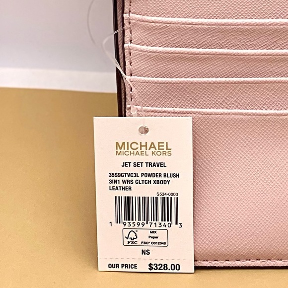 Michael Kors 3 in 1 Crossbody Clutch Wristlet - Picture 11 of 12